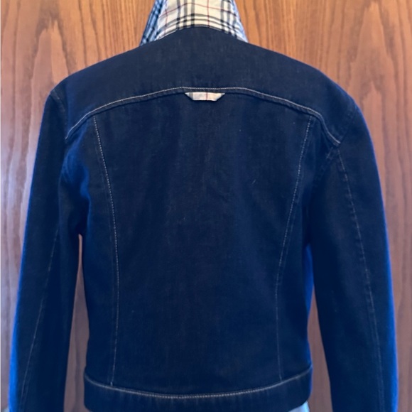 Vintage Burberry cropped Jean jacket in good used condition size US 8 - Picture 7 of 10